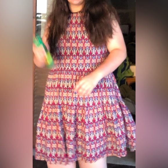 Midsize Geometric Patterned Dress - Picture 2 of 9